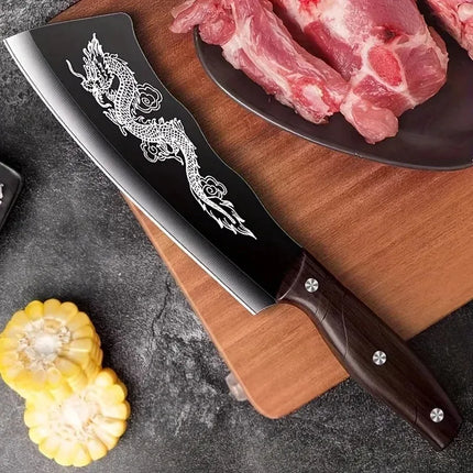 Dragon Edge Engraved Knife