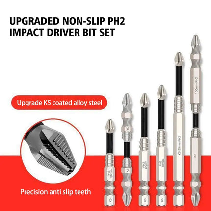 Magnetic Anti-Slip Screwdriver Bit Set