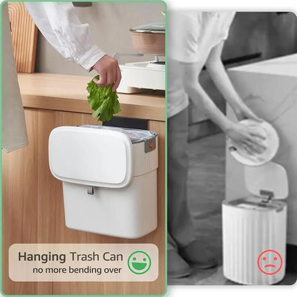 Hands-Free Self Sealing Smart Trash Can