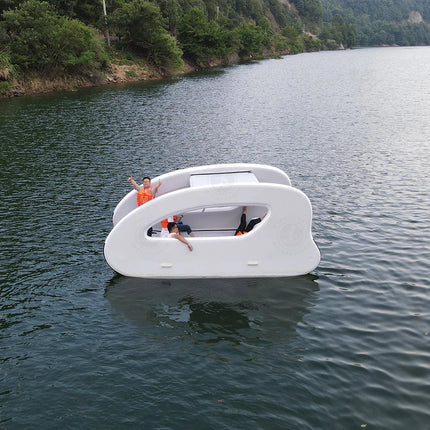 Futuristic Capsule Inflatable Fishing Boat