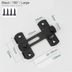 Black Large Flat