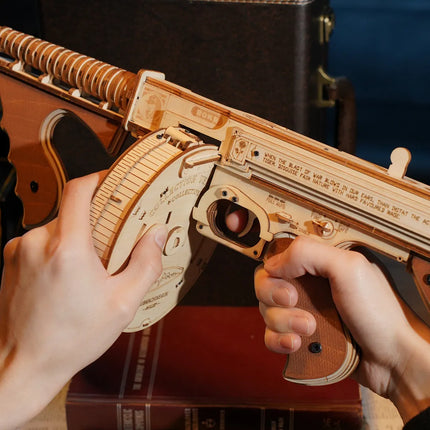 3D Wooden Model Toy Gun Assembly Set
