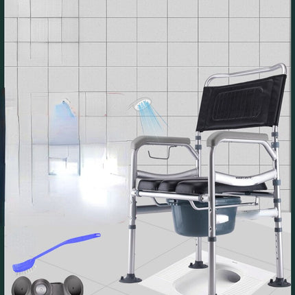 Elderly Helper Solid Toilet Chair