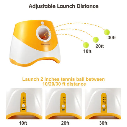 Pet Interactive Automatic Ball Launcher