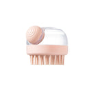 Pink shampoo brush