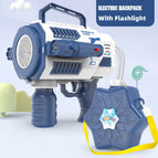 with flashlight