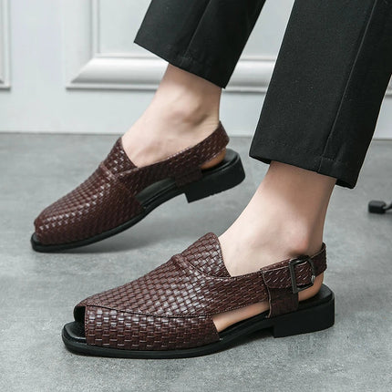 Italian Craft Handmade Solid Leather Sandals