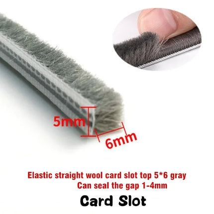 Dustproof Soundproof Brush Seal Strip