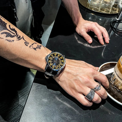 Elite Skeleton Star Inspired Watch