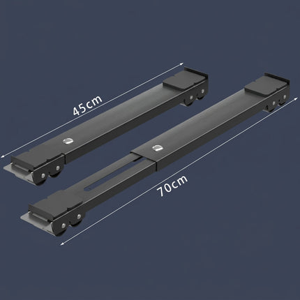 2Pcs Multifunctional Portable Mobile Base Stand