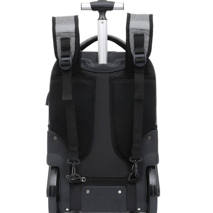 Wheeled Multi-Purpose Mobile Rolling Travel Backpack