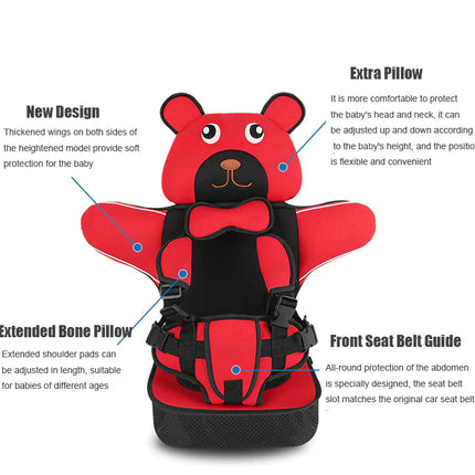 Baby Bear Infant Car Safety Cushion Chair