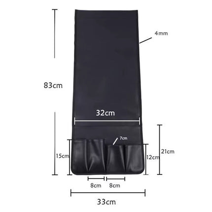 Non-slip 5 Pockets Leather Arm Rest Chair Organizer