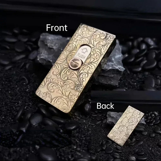 Retro Upward Slide Flame Gasoline Lighter