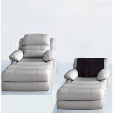 Premium Italian Leather Reclining Lounge Chair