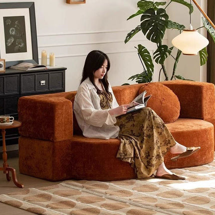 Dual-Mode Foldable Minimalist Sofa Bed