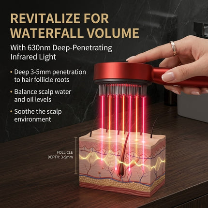 Red Light Revival Electric Scalp Massage Comb