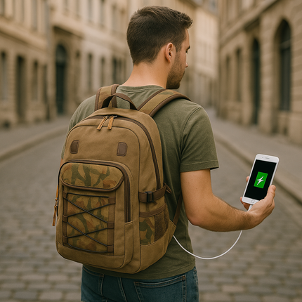 Anti Theft Usb Charging Travel Bagpack