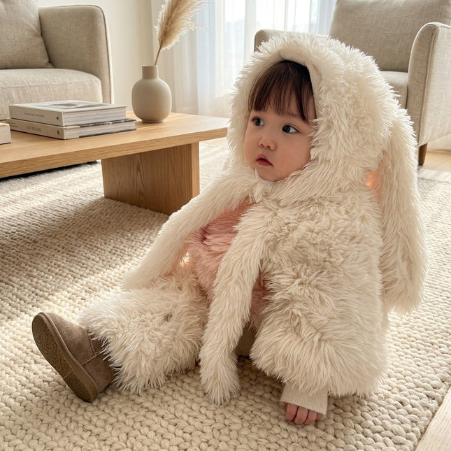 Fluffy Bunny Kids Dress