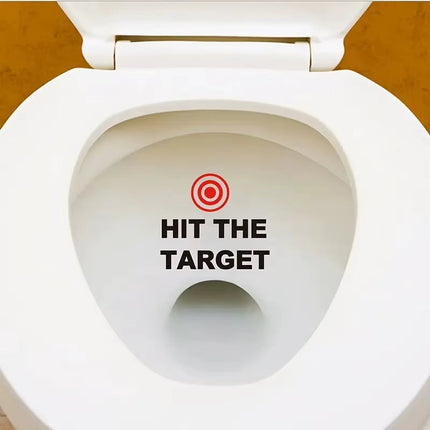 Bathroom Toilet Aim Practice Sticker