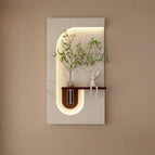 Brown / H105 X W60CM / Dimmable Cool Light