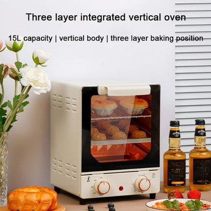 Household Mini 3-Layer Electric Toaster Oven