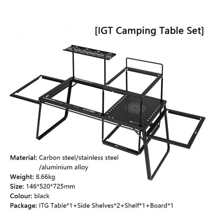 Carbon Steel Folding Multifunctional Easy Camping Table