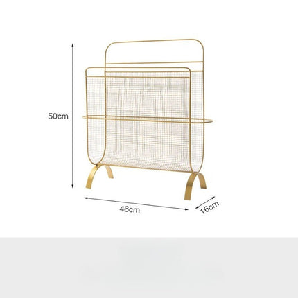Nordic Minimalist Metal Bookshelf