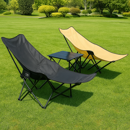 Relax Everywhere Reclining Outdoor Lounge Camping Chair