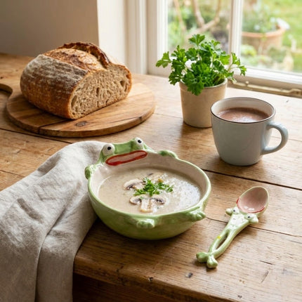 Frog Shape Ceramic Dining Bowl Set