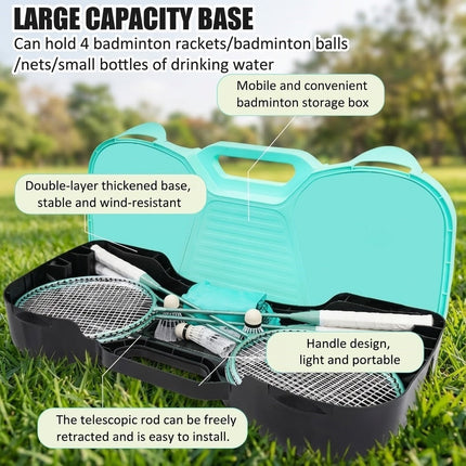 Quick-Setup Badminton Outdoor Game Set