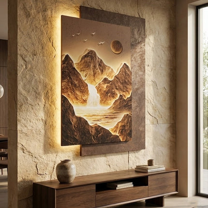 Mountain Landscape Modern Wall Art