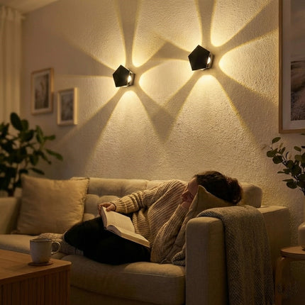 Black Prism Ambient Minimal Wall Lamp