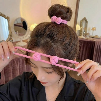 Minimal Knot Elastic Hair Tie Maker Tool
