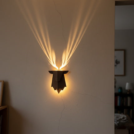 Geometric Deer Artsy Wall Lamp