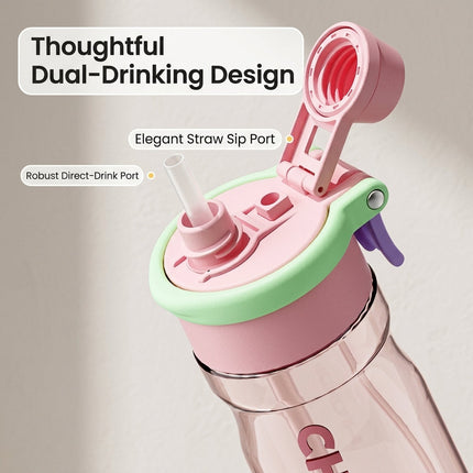 Cool Mist Spray Sports Water Bottle