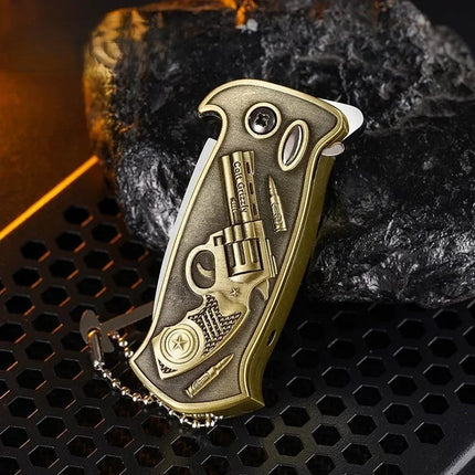 Outdoor Portable Metal Folding Knife Lighter