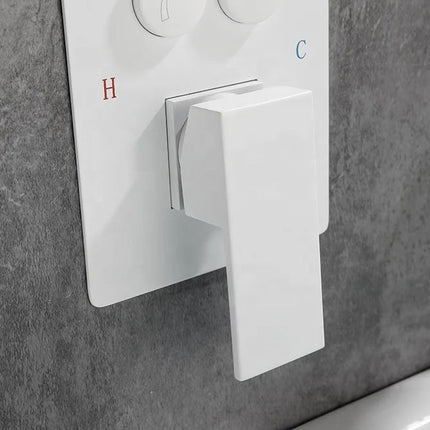 Wall-Embedded Waterfall Spout Bathtub Faucet
