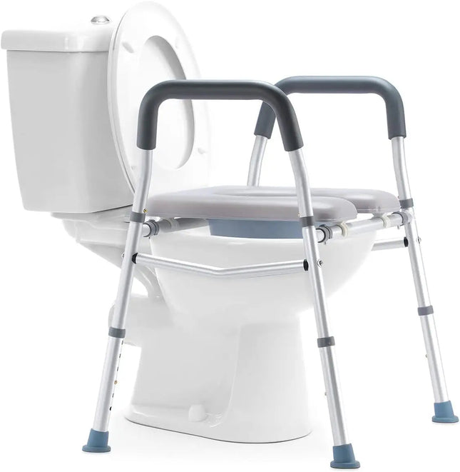 Elderly Friendly Adjustable Portable Toilet Seat