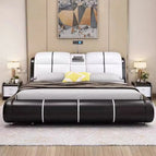 Black / 150x200cm / Queen Size / With Projector
