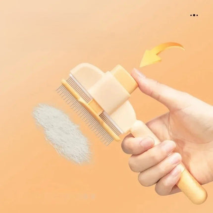 Flea Removal Easy Self-Cleaning Pet Brush