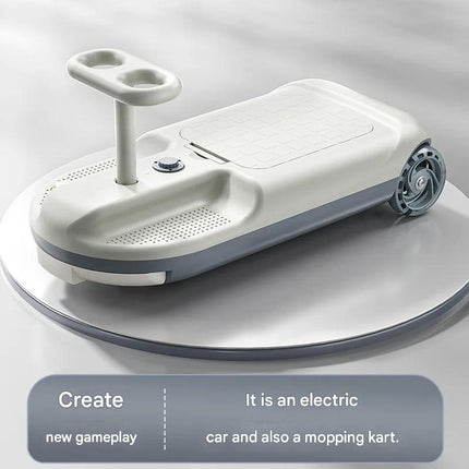 Anti-Rollover Built-in Mop Electric Cleaner