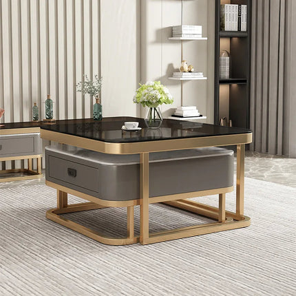 Nordic Nested Dual-Layer Elegant Coffee Table