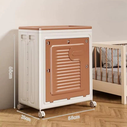 Store Easy Multi-Purpose Rolling Storage Cabinet