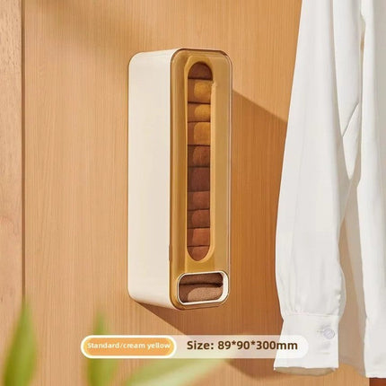 Sock Organizer Wall-Mounted Storage Box