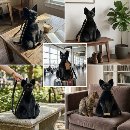 Sphinx Sculpted Cat Backpack