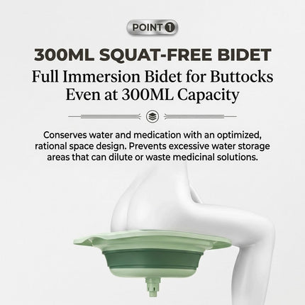 Personal Hygiene Foldable Sitz Bath Soak Care Basin