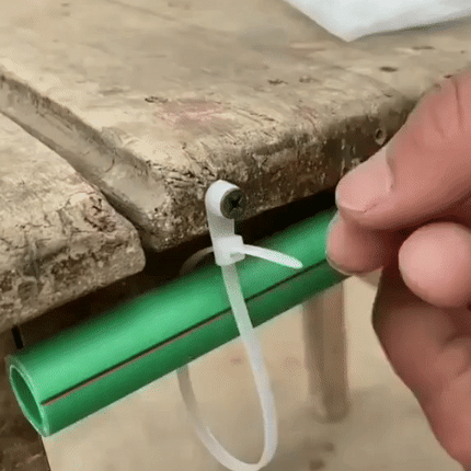 Mountable Self Locking Plastic Cable Ties