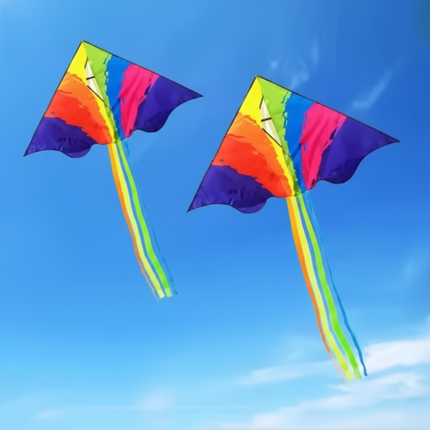 Colorful Long Tail Outdoor Rainbow Kite