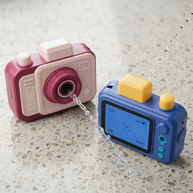 Who Got Wet Camera Water Gun Prank Toy